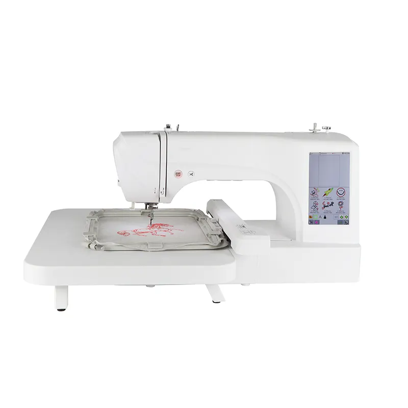 VMA large area domestic computerized big area with 7'' lcd screen embroidery and sewing machine