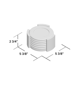 Café vasos de agua estilo rústico posavasos madera hogar Cocina Oficina mesa de comedor taza de té tazas de café latas de cerveza bar vasos de agua - Product Image 3