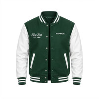 Veste d'hiver pour homme à prix de gros, de qualité supérieure, fabriquée en usine, style Letterman