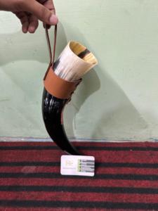 Fabriqué à la main 500ml ancienne corne de bière Viking verre de cristal naturel personnalisé sculpté au Laser étanche Vintage autre artisanat en cristal - Product Image 5