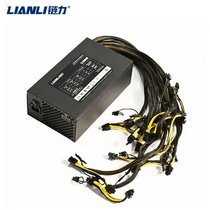 12โวลต์แหล่งจ่ายไฟที่2000W 110V-220V แหล่งจ่ายไฟอิเล็กทรอนิกส์แรงดันไฟฟ้าคอมพิวเตอร์พีซี GPU PSU