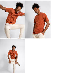 Oversize Unisex Navy T-Shirt 100% Algodón Heavyweight Jersey para Hombres y Mujeres Loose Fit - Product Image 5