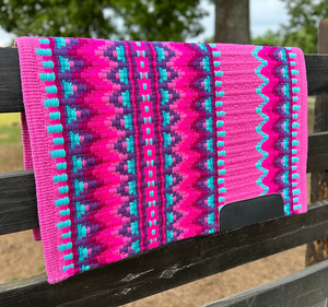 Couverture de selle Western Show Horse Design néo-zélandais Couverture de selle en laine faite à la main Top Tapis de selle en laine Taille - Product Image 4