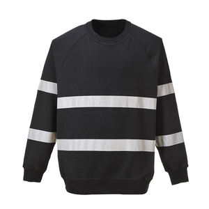 Sweat-shirts de sécurité réfléchissants de haute qualité sur mesure en gros, vêtements de travail haute visibilité, sweat-shirts en polyester - Product Image 4