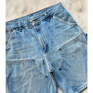 Pantalones Cortos Cargo Vaqueros de Verano para Hombre, Estilo Vintage, Transpirables, con Lavado Desgastado, Bordados, Estilo Carpenter - Product Image 6