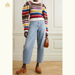 Personalizado OEM y ODM de ganchillo mujeres suéter ahueca hacia fuera la mano de ganchillo de punto Vestido de punto de las mujeres de ganchillo - Product Image 5