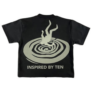 Wholesale New Design Summer Microfiber Men T-Shirts 100% Cotton Casual Wear with Full <b>Screen</b> Printing - Product Image 4