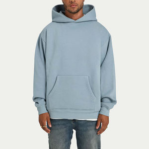 Pull surdimensionné de haute qualité sweat à capuche vierge personnalisé pour hommes impression broderie travail personnalisé - Product Image 1
