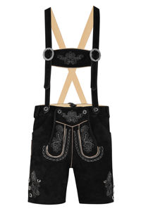 2025 personnalisé hommes bavarois traditionnel Oktoberfest Trachten allemand Oktobarfest solide motif Vintage court avant non tissé - Product Image 3