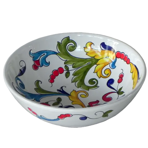 Tazón Redondo de Cerámica de Alta Calidad Hecho en Italia, 25 cm / 8 Pulgadas, con Diseño Italiano, Hecho a Mano, Ecológico, Cerámica Sambuco - Product Image 2