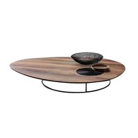 Table basse en bois massif Kusum Art, personnalisable, extensible, convertible, classique, moderne, luxueuse, pour salon, intérieur/extérieur