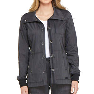 Chaqueta Médica con Cierre Frontal para Mujer, Diseñada para Uso Diario en Hospitales, Ofrece Fácil Uso, Tela Duradera, Ajuste Cómodo y Estilo Elegante - Product Image 2