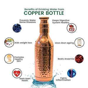 ขวดทองแดงเพรียวบางสำหรับใช้ในชีวิตประจำวันทนทานต่อการก่อสร้างติดทนนานหรูหราน้ำเดือดระดับไฮเอนด์ - Product Image 4