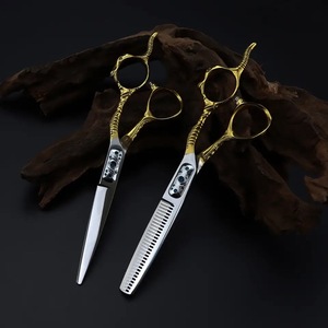 Tijeras de peluquero profesionales personalizadas con diseño ergonómico, agarre suave y Punta de hoja afilada, accesorios de peluquería elegantes - Product Image 6