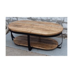 Venta al por mayor de muebles industriales del fabricante y proveedor de último diseño de hierro mesa de centro de madera escritorio de la sala de estar para la venta - Product Image 5