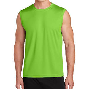 Camiseta Deportiva de Tirantes para Hombre, Tejida, Informal, de Color Sólido, Personalizada, de Secado Rápido y Transpirable - Product Image 1