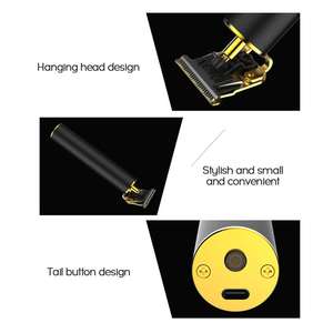 Tondeuse à Cheveux Électrique Portable avec Lame en Acier Inoxydable, Alimentation USB, 4 Guides de Coupe pour Barbe et Cheveux, Utilisation en Voiture - Product Image 4