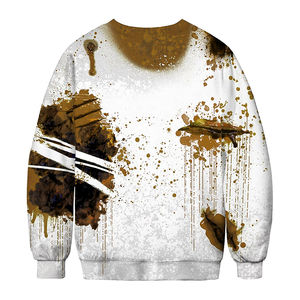 Sudadera con Capucha Gruesa de 500 GSM al por Mayor, Logotipo Personalizado, Impresión por Sublimación 3D, Diseño de Dibujos Animados, Mezcla de Algodón, Sudaderas de Invierno para Hombre - Product Image 5