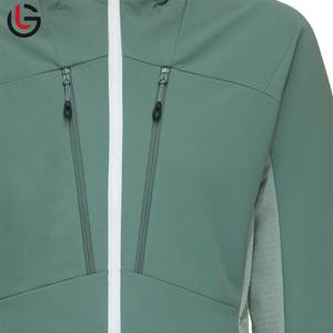 Veste softshell zippée pour femme vestes imperméables d'extérieur en gros vestes coupe-vent de randonnée multicolores pour femme - Product Image 5