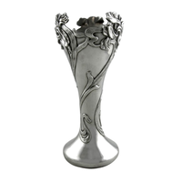 Vase trompette en argent sterling de style George V antique, vase à fleurs décoratif classique, vase trompette pour la décoration de la maison, cadeau, meilleur prix