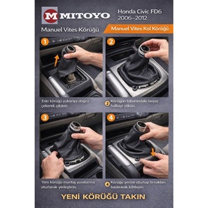 Para Honda Civic FD6 2006-2012, Funda de Palanca de Cambios de Cuero Manual OEM 77298-SNA-D01ZA, Material de Alta Calidad para una Comodidad Óptima - Product Image 2