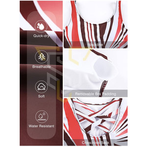Traje de Baño Bikini con Estampado Floral para Mujer, Talla XL, Cómodo, de Secado Rápido, Alta Calidad, Talla Grande, Estilo Sujetador sin Costuras, Ropa de Playa - Product Image 6