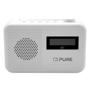 Radio portable DAB+ ELAN One2 blanche avec finition en coton - Product Image 1