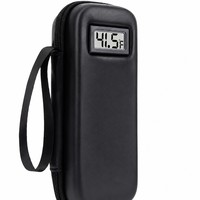 Étui de voyage isotherme en cuir PU pour médicaments, sac de conservation au froid pour stylos à insuline et flacons, avec fermeture éclair