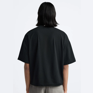 T-shirts en coton 100% à impression graphique, poids lourd, coupés et cousus, t-shirt surdimensionné pour homme - Product Image 2