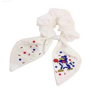 Personalizado indio bordado a mano semilla con cuentas Scrunchies última llegada accesorio para el cabello con diseño de cuentas a mano - Product Image 5