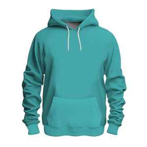 Sudadera con capucha de lana en blanco para hombre de alta calidad bordado personalizado y estampado de hojaldre diseño sólido antiretráctil forrado al por mayor - Product Image 5