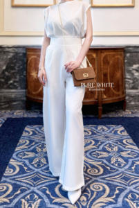 กระเป๋าสะพายไหล่หนังกลับแบบ Turn Lock พร้อมสายโซ่- หนังแท้อิตาลี-ทำด้วยมือ-PS658 - Product Image 4