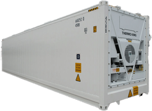 Contenedor Refrigerado Thermo de 40 pies con Enfriador Thermo King, Contenedor de Carga Completa, Contenedor Refrigerado en Venta para Mercancías Generales - Product Image 2