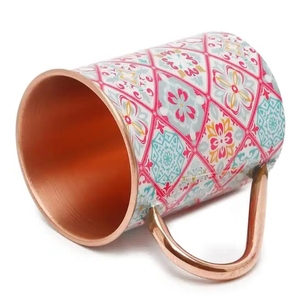Tasse de conception imprimée en métal de haute qualité pour boire à bas prix en Inde - Product Image 3