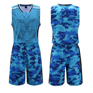 Ensemble d'uniformes de basket-ball scolaire Maillots de basket-ball prêts pour le jeu Vente en gros Fabrication de kits de basket-ball universitaire personnalisés - Product Image 2