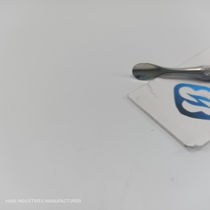 Professional Double End Nail Cuticle Remover Tool for Manicure Pedicure Custom Label Stylish Angled Steel Cuticle Nail Baby - Product Image 4