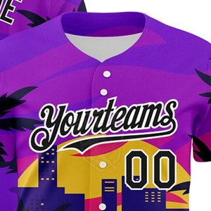 Venta Directa de Fábrica, Jersey de Béisbol 3D de Manga Corta para Hombre, Estilo 2026, Ropa Deportiva Masculina, Jersey de Béisbol 3D - Product Image 2