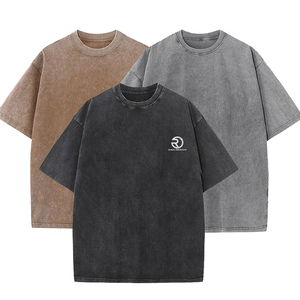 เสื้อยืดพิมพ์ลายสำหรับผู้ชายเสื้อยืดลายแอซิดไซส์ใหญ่พิเศษออกแบบได้ตามที่ต้องการ - Product Image 1