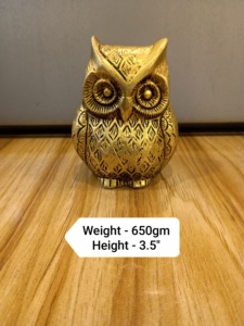 ไอดอลนกฮูกทองแดงสั่งทำสำหรับตกแต่งบ้านเหมาะสำหรับขายต่อโดยร้านขายที่บ้านสามารถทำในขนาดที่กำหนดเองได้ - Product Image 2