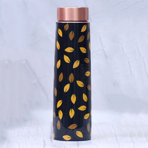 กระติกน้ำทองแดงและทองเหลืองงานฝีมือขนาด400มล. ภาชนะใส่เครื่องดื่มที่มีประโยชน์ต่อสุขภาพแบบโบราณบริสุทธิ์ - Product Image 2