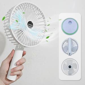 Ventilateur intelligent mécanique silencieux multifonctionnel, rechargeable par USB, batterie portable, base de support verticale pour voiture, usage domestique - Product Image 2