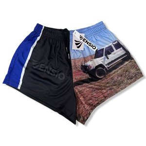 Nouveau short de rugby personnalisé australie hommes thème unisexe short de football avec poches 100% polyester pour homme et femme - Product Image 1