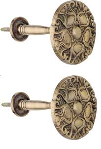 Metal Round Antique <b>Curtain</b> Tie Back <b>Holdback</b> Wall Window <b>Curtain</b> Holder Home Accessories Living Room Bedroom Hotel Hardware - Product Image 2