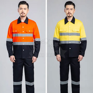 Traje de Bombero de Seguridad con Diseños Personalizados, Ropa de Trabajo Industrial para la Construcción, Impermeable, Transpirable, Ligero, con Logotipo Personalizado para Hombre - Product Image 4