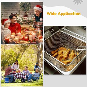 New Factory Arrival Wholesale Deep Frying Fry Stainless Steel Rust Proof French Fries <b>Basket</b> - Product Image 4