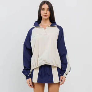 Ensemble short coupe-vent décontracté et élégant pour l'hiver, en tissu léger, respirant, coupe-vent et écologique, coupe confortable - Product Image 1