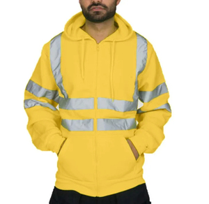 Chaquetas reflectantes de seguridad Chaqueta de seguridad de trabajo hecha a medida Invierno con chaqueta de trabajo de seguridad reflectante personalizada - Product Image 2