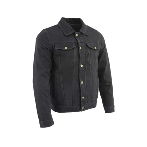 Veste en jean pour homme - Veste de motard - Veste de camionneur pour homme - Denim décontracté - Vêtement robuste - Veste de moto - Product Image 2
