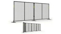 Bouwplaats Hek Panelen Buiten Gegalvaniseerd Tijdelijke Barrière Australië Ontwerp Te Koop