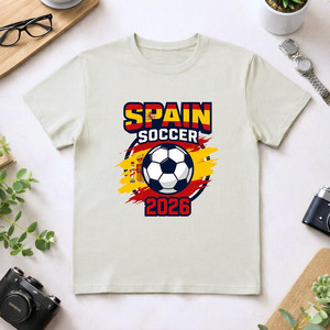 T-shirt Unisex 210GSM 100% Cotone Casual Tinta Unita Oversize Pesante con Stampa Serigrafica a Rilievo - Product Image 1